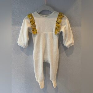 Jacadi Velvet Footie Pajama